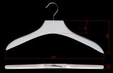 Waterbase Printed White Garment Hangers Wooden