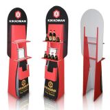 Distinctive Paper Floor Display for Soy Sauce, Cardboard Display Shelf