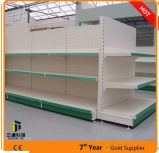 Perforated Panel Metal Supermarket Shelf/Supermarket Gondola Shelf