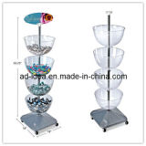 Candy Floor Bowl Display Stand Bowl Rack