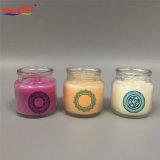 Small Pudding Glass Bottle Candle with Personalized Design Logo