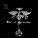 Glass Candle Holders for Decoration with Five Posts (10.5*26*33)