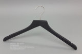 Soft Black Finish Coat Hangers for Clothes Non Slip Garment Hanger