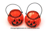 Hot Sell Pumpkin Lamp Glass Candle Holders for Festival Decoration