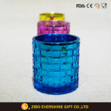 Colorful Glass Candle Hoder Set 3