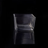 160ml Square Candle Jar, Cube Candle Holders