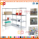 Adjustable Home and Office Corner Wire Shelf Stand (Zhw29)