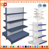 Back Punched Holes Metal Display Rack Supermarket Shelf (Zhs72)