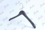 Black Wooden Clothes Hanger with Notches (YLWD84825W-BLK1)