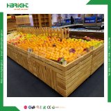 Wooden Fruits and Vegetables Display Rack for Stores and Supermarket