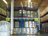 Push Back Pallet Rack for Warehouse Storage