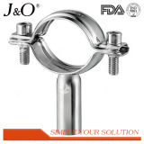 Stainless Steel Sanitary Pipe Support Pipe Holder with Base