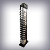 MDF Quartz Stone Sample Tower Display for Granite and Marble Showroom