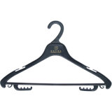 Black Plastic Hanger for Hotel Staff