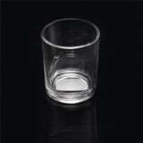 Round Straight Glass Candle Holders with Capacity 6oz