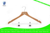 Regular Clothes Bamboo Hanger with Shiny Chrome Hook (YLBM6712-NTLNB1)