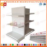 Factory Customized Supermarket Pegboard Iron Gondola Display Shelf (Zhs296)