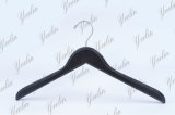 Modern Style Leather Hanger for Clothes with Metal Hook (YLLT664518W-BLK4)