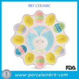Cartoon Color Ceramic Deviled Egg Tray