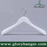 Fashion White Garment Hanger for Women's Coat Display