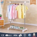 Extendable Single Rod Clothes Hanger with Meshes