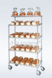 5 Tiers NSF Commecial Bread Flat Display Shelving Rack