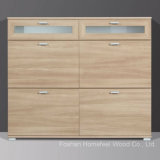 Modena Royal Walnut Wooden Shoe Cabinet (HF-EY0814)