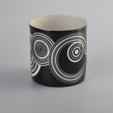 Whole Hand Made Cylinder Heat Ceramic Candle Holder