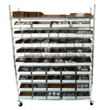 Movable Industrial Steel Wire Storagre Racking Shelving with Wheels