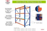 Heavy Duty Storage Stand Shelving Warehouse Rack (YD-001B)