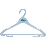 High Quality White Plastic Material Hanger