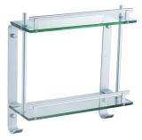 75572 Double Layer Glass Shelf
