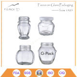 Customized Small Glass Jars with Caps, Food Containers