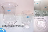 Clear Glass Candle Holders (ZT-38)