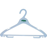 Good Quality White Plastic Hotel Staff Hangers