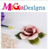 Flower Shape Wholesale Pink Ceramic Candle Holder