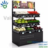 Supermarket Shelves Used for Display Fruits and Vegetables