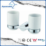 Wall Mount Chromed Double Tumbler Holder (AA6615B)