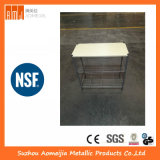 China Ce and ISO Certificated Coating Wooden Wire Shelf 7119