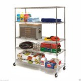 Stainless Steel Industrial NSF Coldroom Wire Shelving (CJ15045180A5)