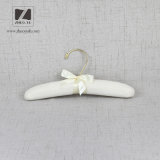 Custom Natural Pure Cotton Fabric Satin Padded Clothes Hangers