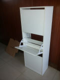 Shoe Rack Made in Particle Board with Melamine