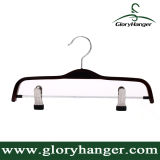 Black Plywood Pants Hanger with Clips