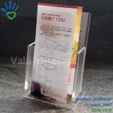 Desktop Clear Acrylic A5 Brochure Holder with Double Pockets for Hotel Restaurant