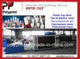 Pptf-70t Automatic Tilt Cup Making Machine with Stacker