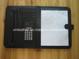 PU Leather Planner Folder with Notepad Holder