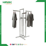 Store Four Way Arm Rolling Clothes Display Rack