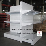 High Quality Chrome Metal Single Side Gondola Shelving Factory Price