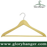 Colourful Wholesale Wooden Hanger with Round Rod/Matel Hook