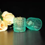Hobnail Votive Candle Holder with Color Pinted